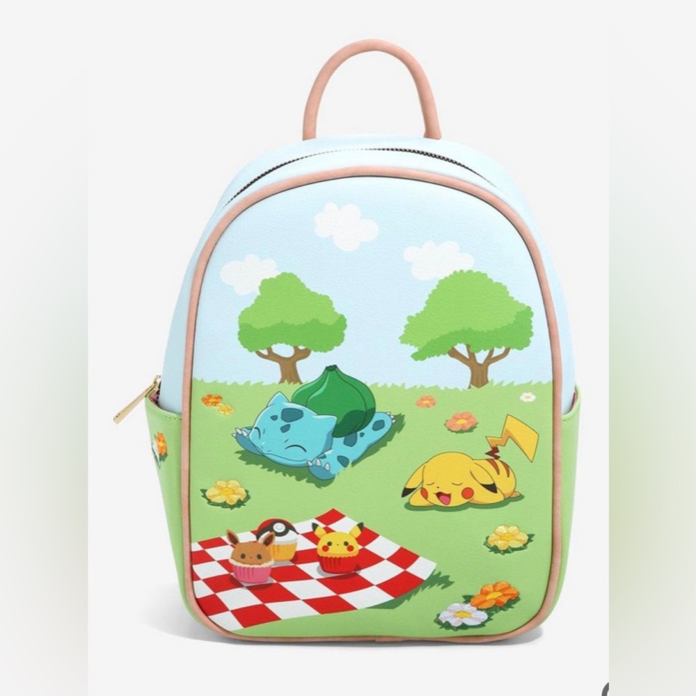 Pokémon Bulbasaur & Pikachu Picnic Mini Backpack